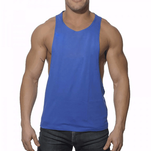 <b>Men's</b> Customizable Sleeveless Gym Tank Top Comfortable Quick Dry Workout <b>Singlet</b> <b>for</b> Marathon Running Casual Washed Knit Weave - Product Image 4