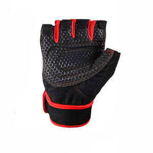 Diseñe sus propios guantes de gimnasio de medio dedo para entrenamiento Fitness Levantamiento de pesas Guantes de cuero personalizables para ejercicio en el gimnasio - Product Image 2