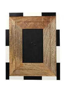 Cadre photo en bois fait à la main de qualité supérieure en résine décorative avec des matériaux en métal et en fer pour un usage domestique - Product Image 5