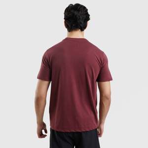 T-shirt long signature marron en jersey 100 % coton biologique 200 grammes, sérigraphié compressé - Product Image 2