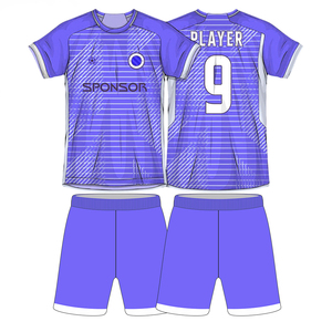 Custom <b>Heat</b> Transfer Printed Breathable Soccer Jerseys Unisex Adult 100% Polyester Quick Dry Anti Bacterial Stretch Football Set - Product Image 6