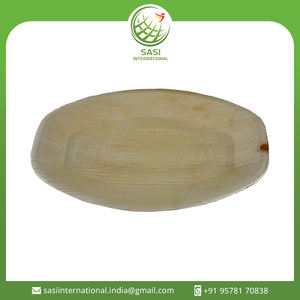 Vaisselle jetable en feuille de palmier naturel 100% plateaux biodégradables en feuille de palmier disponibles en différentes tailles et formes - Product Image 2