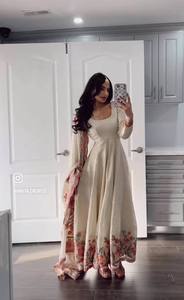 Vestido DE BODA Anarkali con bordado de lentejuelas Traje tradicional indio y pakistaní de estilo completo en 2025 - Product Image 5