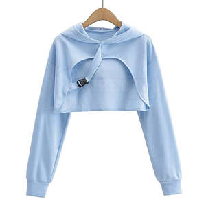 Sweat à capuche surdimensionné à épaules tombantes de qualité supérieure pour femmes impression personnalisée pull de rue décontracté à coupe ample - Product Image 4