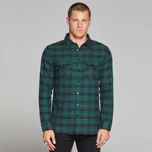 Vêtements d'extérieur pour l'hiver Chemise en flanelle chaude, décontractée, confortable et épaisse pour l'extérieur Vente en gros - Product Image 3