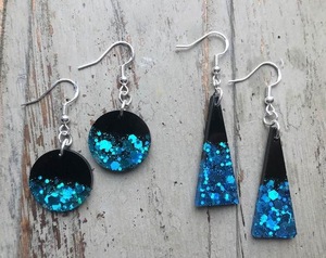 Resin Embroidery <b>Earrings</b> Handmade Stainless Steel Fashion Jewelry for Women Girls Classic Wedding Look High Quality - Product Image 5