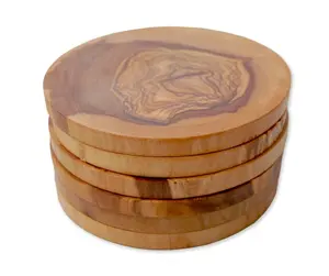 Posavasos de resina de madera de nogal hechos a mano para decoración del hogar, mesa de Hotel, juego de alfombrillas para bebidas con estilo - Product Image 2