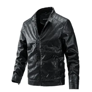 Hot Sale Motorbike Leather Jacket Men High Quality Men Leather Jacket