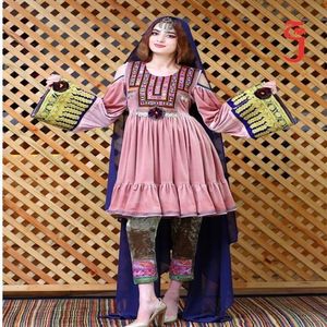 ชุดเดรสสตรีอัฟกานิสถานคุณภาพสูง ขนาดสั่งทำได้ ราคาถูก ผลิตตามแบบ OEM ของแท้ ขายดี ชุดเดรสสตรีแบบดั้งเดิม ชุดเดรสวินเทจ - Product Image 4