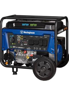 Generador Portátil de Respaldo para el Hogar WestNGhouse de 12500 Vatios, Industrial, de Doble Combustible, con Arranque Eléctrico Remoto y Interruptor de Transferencia, Gas/Propano - Product Image 1