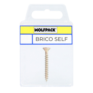 Vite a testa piatta Pozidriv, bichromata, 3.0x30 mm. 24 unità - Product Image 1