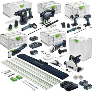 Festools 18v 5 pièces Brushless 2 X 5.2ah Ultimate Builders Combo Kit Nouveau en stock à vendre - Product Image 4