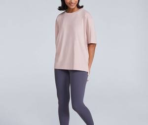 Latest style <b>Loose</b> Fit Summer Wear <b>Women</b> T-<b>Shirt</b> Casual Wear <b>Women</b> Fitness Wear Short Sleeves Comfortable T-<b>Shirt</b> - Product Image 2