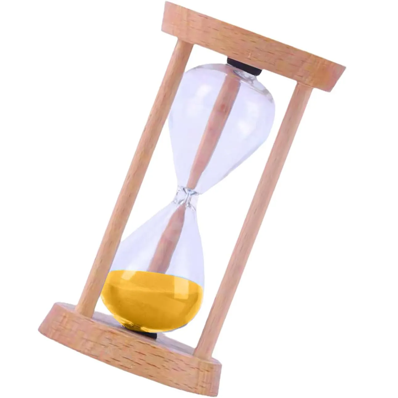 Đồng hồ cát bằng gỗ hẹn giờ đồng hồ cát 5 PHÚT & đồng hồ cát kim loại 5 phút, đồng hồ cát thủy tinh giờ cho văn phòng nhà bàn