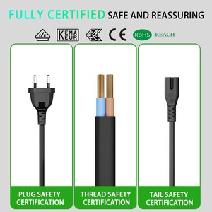Prise UE <span class=keywords><strong>Cordon</strong></span> d'<span class=keywords><strong>alimentation</strong></span> secteur 2 broches IEC C7 Figure 8 Câble 1.5m | <span class=keywords><strong>Cordon</strong></span> d'<span class=keywords><strong>alimentation</strong></span> pour imprimante <span class=keywords><strong>TV</strong></span> Dell LG ASUS <span class=keywords><strong>Samsung</strong></span> Xbox PS4 - Product Image 6