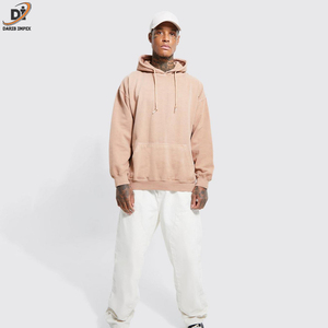 เสื้อฮู้ดสวมหัวโอเวอร์ไซส์วินเทจของผู้ชายผ้าฟลีซไซส์2024ดีไซน์ใหม่พิมพ์ลายไซส์ XS ฤดูหนาวขายส่ง - Product Image 5