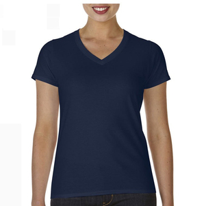 Camiseta informal de algodón 100% al por mayor para mujer, respetuosa con el medio ambiente, transpirable, de secado rápido, cuello redondo, Media manga, diseño Vintage para verano - Product Image 1