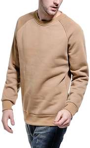 Sudaderas con capucha Sudadera de lana informal para hombre para primavera Patrón sólido Logotipo personalizado Bordado Método de tejido no tejido teñido liso - Product Image 3