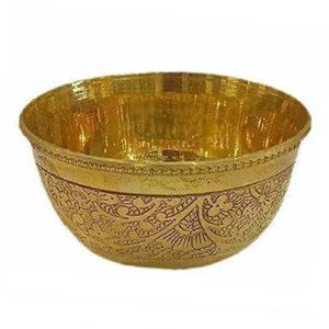 Tazón de restaurante de diseño decorativo de Metal dorado hecho a mano de alta calidad para fiestas de Navidad Mesa frutas ensalada Chocolate servir - Product Image 6