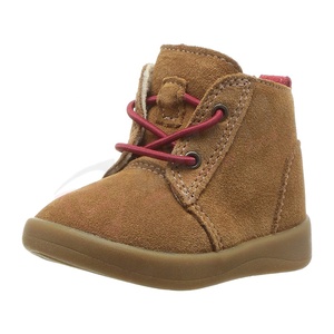 Nourrisson à lacets-Bébé Garçons filles Respirant Hiver Chaud Bébé Sneaker Véritable Daim Cuir Chaussures Mode Botte - Product Image 1