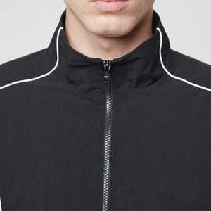 Veste coupe-vent en nylon, ensembles de jogging en nylon, fermeture éclair, vente en gros, survêtement, veste coupe-vent, streetwear, survêtement en nylon Taslan - Product Image 3