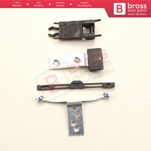 BSR507 4 Pieces Sunroof Shade Runner Slider Rail <b>Trim</b> Repair <b>Clips</b> for 3 Series E46 2003-2006 Facelift 54137134516 54138246025 - Product Image 2