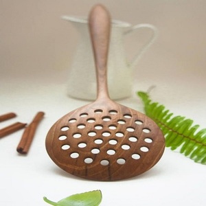 Cuillère de service élégante cuillères de cuisine antiadhésives pour vaisselle de cuisine cuillère ustensiles de cuisine en bois service de table - Product Image 5