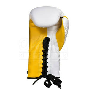 Gants de sport pour adultes en cuir PU de qualité supérieure imprimés avec logo personnalisé Tailles de 8oz et 16oz avec poignées pour la boxe et les arts martiaux - Product Image 5