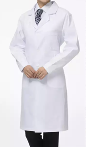 Bata de Laboratorio Blanca para Hombre, Uniforme de Hospital de Algodón y Poliéster para Médicos y Personal Médico - Product Image 5