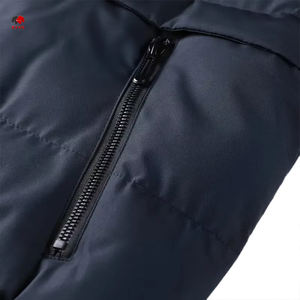 Veste matelassée d'hiver pour homme avec logo personnalisé, OEM ODM, veste matelassée isolée pour homme, veste matelassée légère à capuche pour l'hiver, fabricant - Product Image 3
