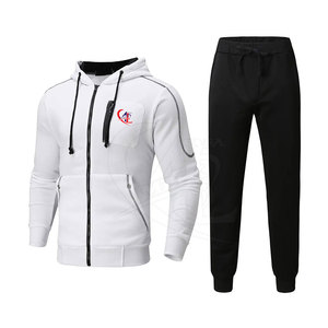 ชุดวอร์มผ้าฝ้ายยาวถึงเข่าของผู้ชายชุดวอร์มสีพื้นไม่ซ้ำใครเป็นมิตรกับสิ่งแวดล้อมสำหรับฤดูหนาว - Product Image 1