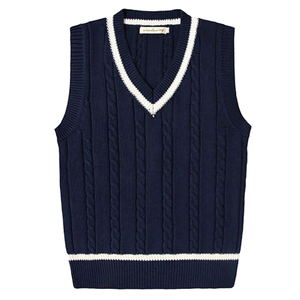 Pull en Coton Acrylique Col V Confortable et Durable – Vente en Gros Prix Usine – Fournisseur de Pulls Uniformes - Product Image 1