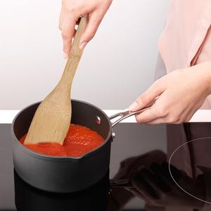 Utensilios de cocina de bambú de la mejor calidad al precio más barato, juego de espátulas naturales biodegradables - Product Image 4