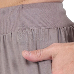 กางเกงจ็อกเกอร์ผ้าคอตตอน100% เอวตรงเข้ารูปของผู้ชายระบายอากาศได้ดีเป็นมิตรกับสิ่งแวดล้อม - Product Image 5