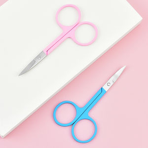 Ciseaux à ongles miniatures de haute qualité en acier inoxydable, ciseaux à sourcils miniatures revêtus de papier, ciseaux à broderie, petits ciseaux - Product Image 4