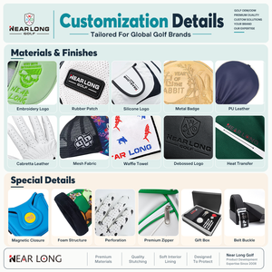 Accessoires de club de <span class=keywords><strong>golf</strong></span> personnalisables Couvre-chef de conducteur en cuir artificiel imperméable Couvre-chef de <span class=keywords><strong>golf</strong></span> en stock uni - Product Image 4