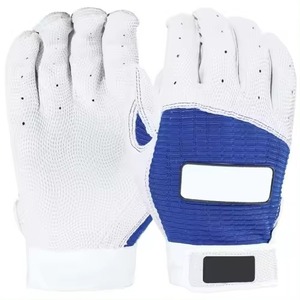Guantes de bateo de béisbol de agarre de alto nivel con su logotipo personalizado Guantes de béisbol de cuero sintético extra duraderos - Product Image 1