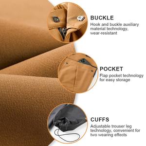 Pantalon de sport extensible pour homme, style américain, pour l'automne, décontracté, antistatique, imperméable, respirant, coupe-vent, long, pour la randonnée - Product Image 6