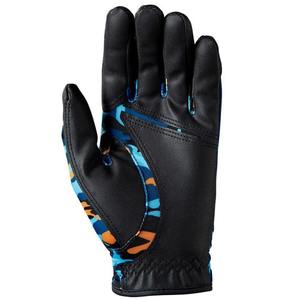 Gants de golf de haute qualité OEM en cuir véritable imprimé coloré avec fermeture réglable, pour le cyclisme, évacuant l'humidité, pour hommes - Product Image 5