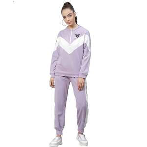Custom Logo Women's <b>Wind</b> <b>Breaker</b> Tracksuit New Stylish 2-Piece Set Heavyweight Jogging Sweatsuit Hoodie Casual Printed Design - Product Image 1