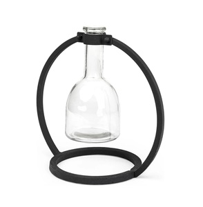 Vase à fleurs décoratif en aluminium le plus vendu avec corps texturé et finition lisse adapté aux arrangements intérieurs de maison - Product Image 6