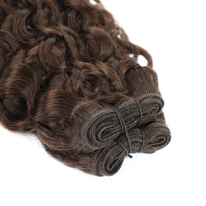 ผมต่อแบบเวฟ 3B # 2 สีน้ำตาลเข้ม 8-28 นิ้ว ทรงผมลอนไข่และทรงพม่า - Product Image 3