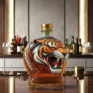 Gelas Wiski Berukir, Dekanter Anggur, Hadiah untuk Wiski, Detoxizer Bar Kreatif - Botol Wiski - Product Image 3