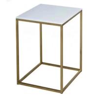 Table basse d'appoint de qualité supérieure, style nordique moderne, en fer forgé, finition thermolaquée, taille personnalisée, pour salon