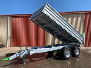 Remolques Volquete Agrícolas Usados de Calidad con Ejes y Neumáticos Nuevos para Tractor - Product Image 3