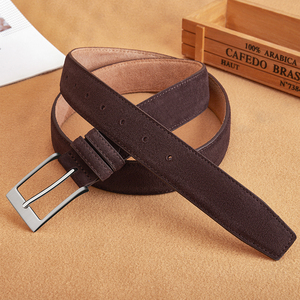 Cinturones de cuero genuino Negro Marrón Hombres Personalizado Vaca Cinturón Personalizado Hombres - Product Image 6