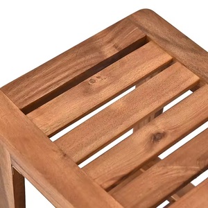 Panca da Doccia Autoportante Furaka OEM in Legno di Acacia Naturale Moderno, Resistente all'Acqua, Misure Personalizzabili, <span class=keywords><strong>Arredo</strong></span> <span class=keywords><strong>Bagno</strong></span> per Rasatura Gambe - Product Image 2