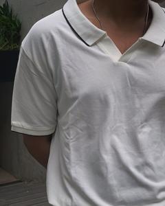 Polo de golf liso de manga corta OEM al por mayor polo de hombre con logotipo bordado personalizado de alta calidad Polo Camiseta de algodón pima polo - Product Image 6