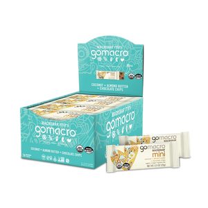 GoMacro MacroBar Mini Barras de Snack Orgánicas Veganas - Coco + Mantequilla de Almendras + Chispas de Chocolate (0.90 Onzas, 24 Unidades) - Product Image 6