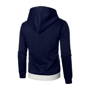 Style chaud hommes portent en différentes couleurs confortable 2 tons couleur sweats à capuche thermique nouveauté manches longues Sport mâle sweat à capuche décontracté - Product Image 2